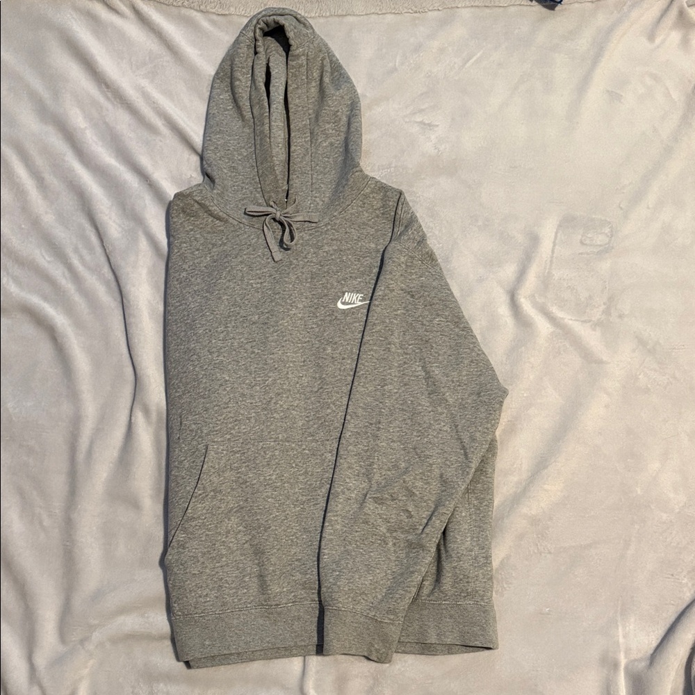Nike Heather Gray Pullover Hoodie